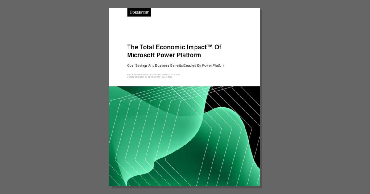 This analyst report from Forrester details the total economic impact of Microsoft Power Platform, showing how businesses save money and boost agility while meeting compliance standards. Download it now to explore the full findings and reach out to ContentMX for help applying these insights in your organization.